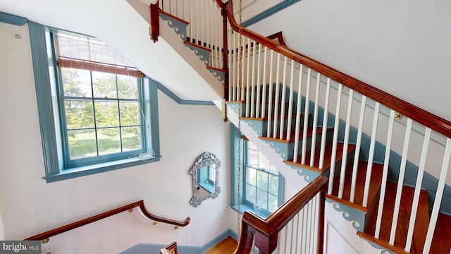 view of staircase