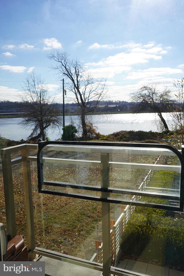 view of water feature