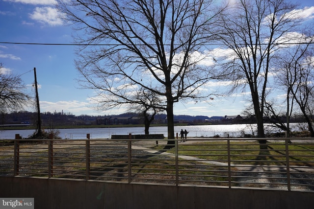 view of water feature