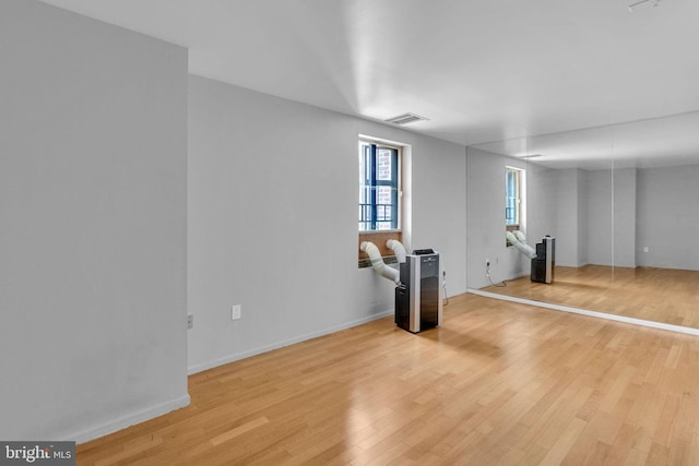 interior space with light wood-type flooring