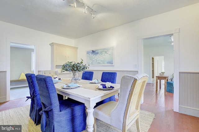 dining area featuring hardwood / wood-style floors