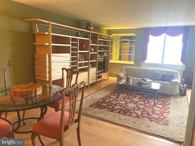 interior space featuring hardwood / wood-style floors