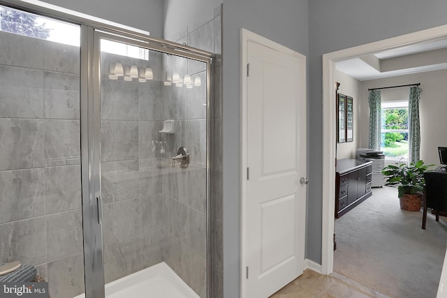 full bath with a stall shower