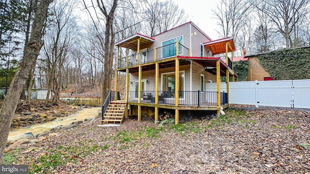 view of rear view of house