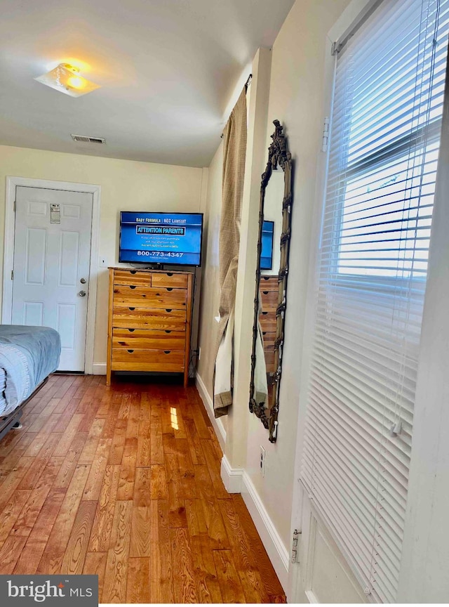 interior space featuring light wood-type flooring