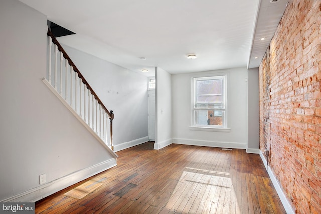 entryway featuring hardwood / wood-style flooring