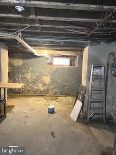 view of basement