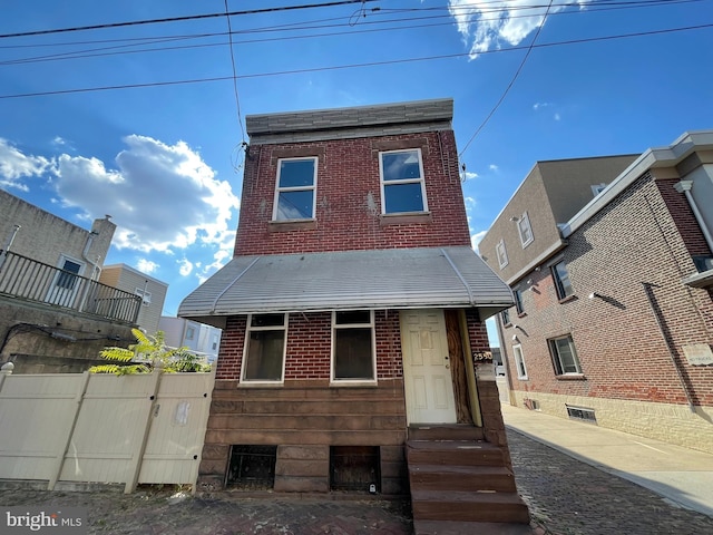 view of rear view of property