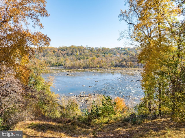 view of water view