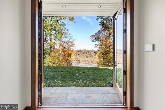 entryway featuring plenty of natural light