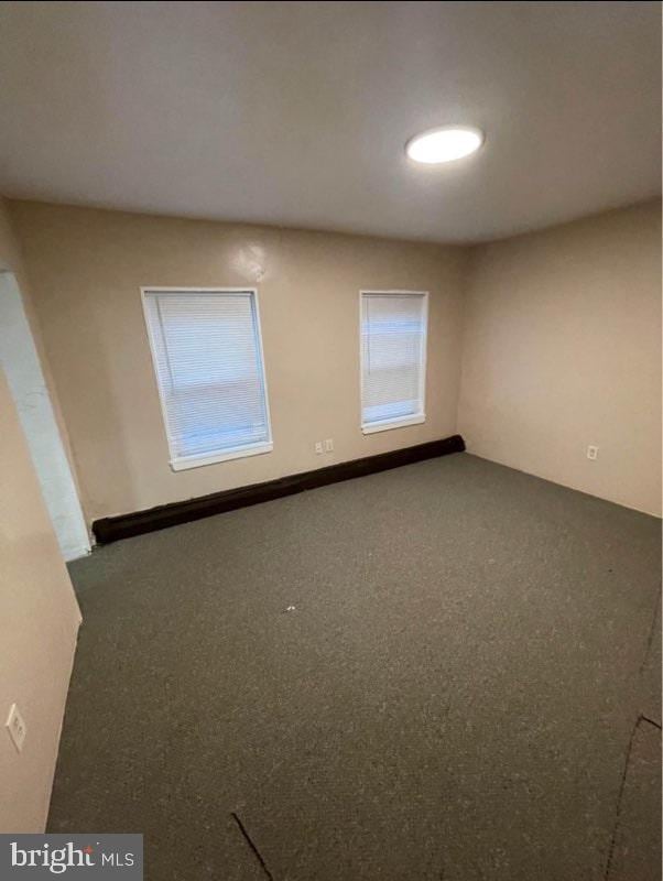 empty room with carpet floors