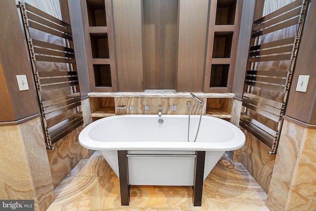 10111 Iron Gate Rd, Potomac, MD 20854 - bathroom featuring a bath and tile floors