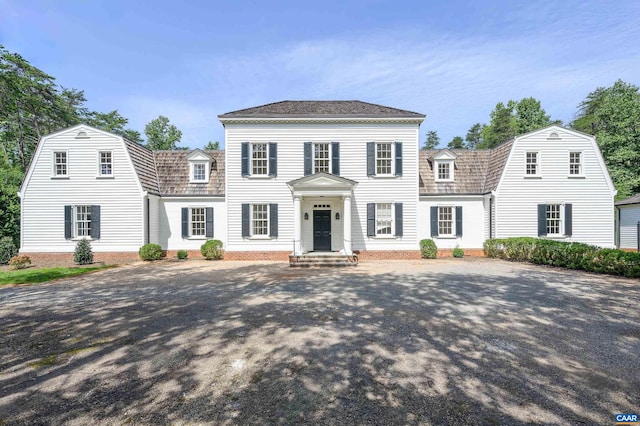 view of colonial home
