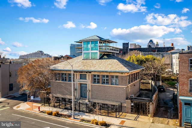 view of rear view of property