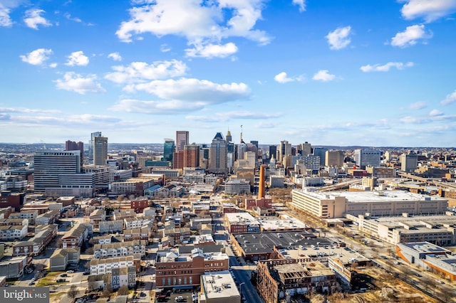 view of property's view of city