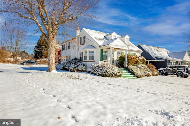 view of front of property