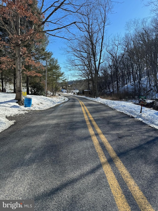 view of road