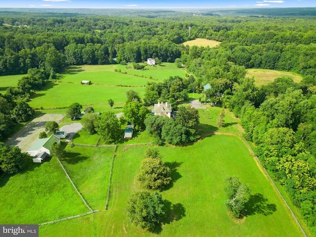 view of aerial view