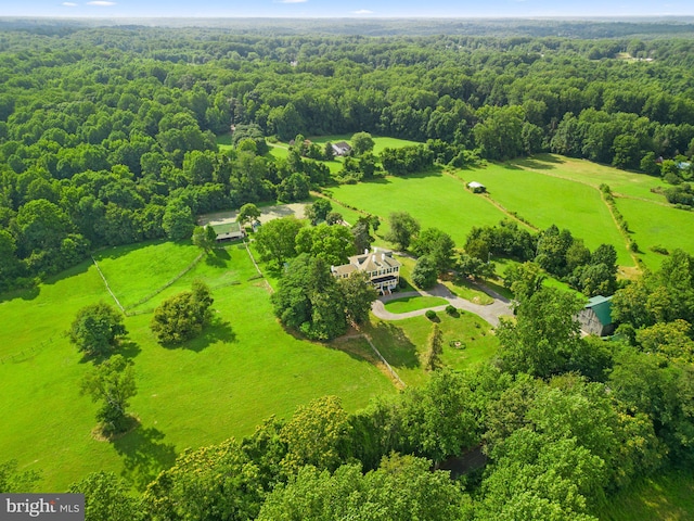 view of aerial view