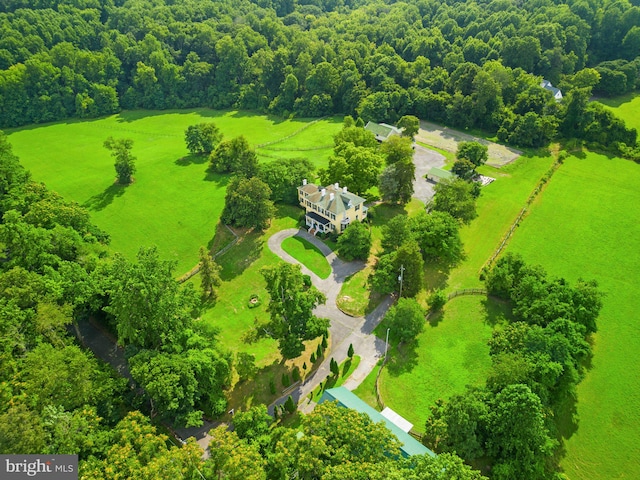 view of birds eye view of property