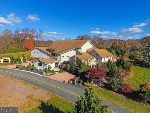 view of birds eye view of property