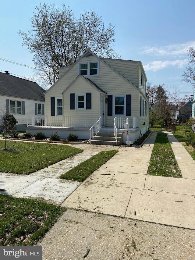 view of bungalow-style house