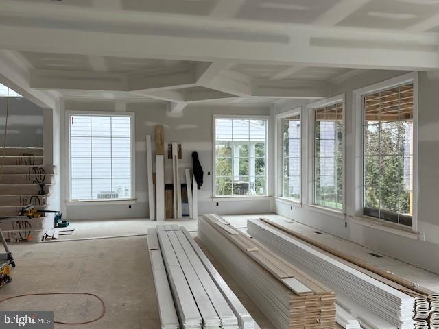 unfurnished sunroom with a wealth of natural light