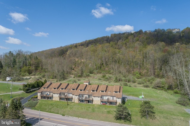 view of birds eye view of property