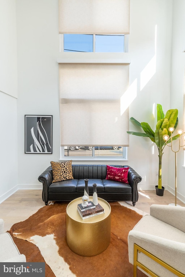 interior space featuring light hardwood / wood-style flooring