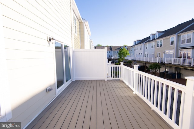 300 Dixon St Unit 202, Easton, MD 21601 - wooden deck featuring a residential view