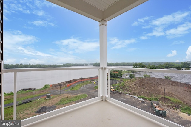 16423 River View Dr, Bristol, PA 19007 - balcony featuring a water view