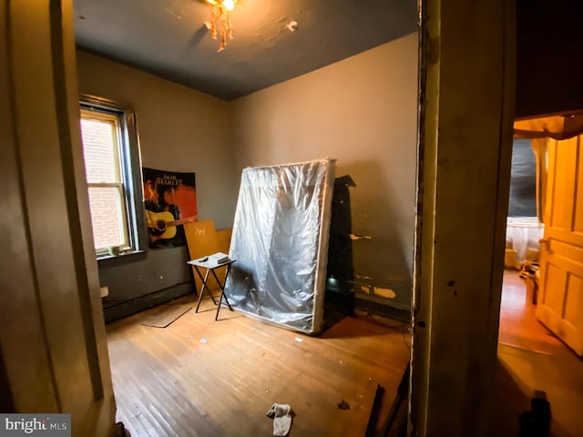 misc room featuring hardwood / wood-style floors