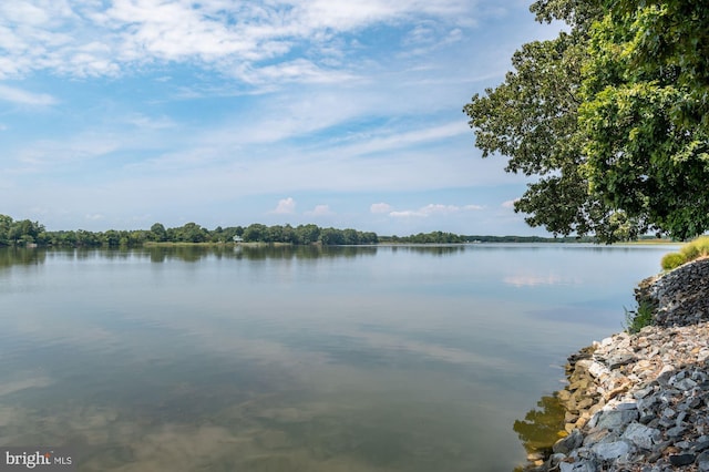 view of water view