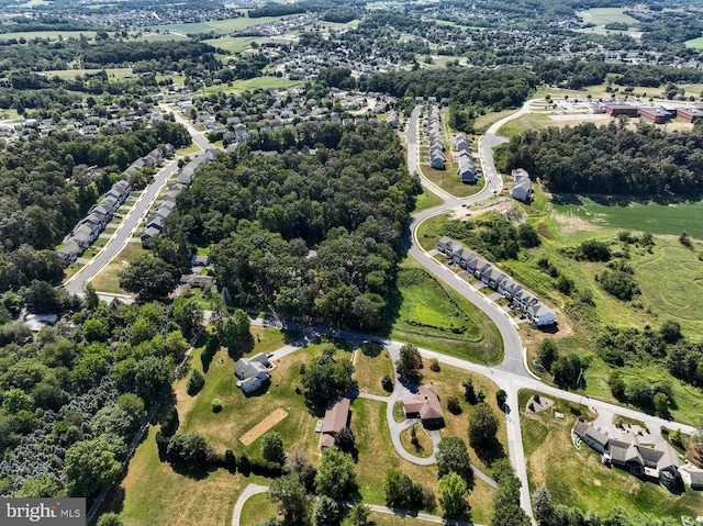 view of aerial view