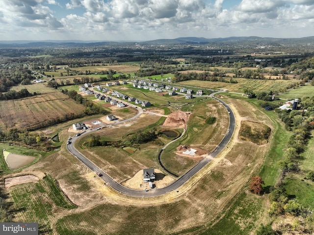 drone / aerial view featuring a rural view