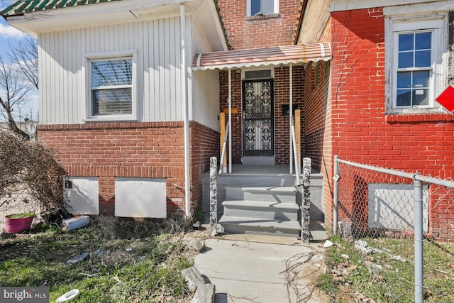 view of entrance to property