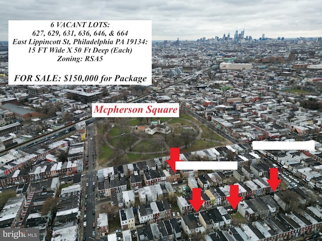 664 E Lippincott St, Philadelphia PA, 19134 land for sale