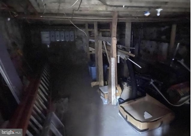 view of basement