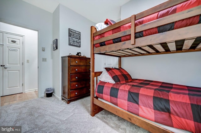 bedroom featuring wood-type flooring