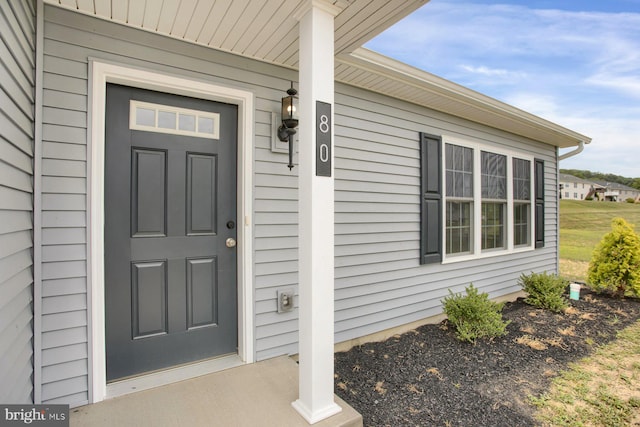 view of property entrance