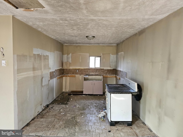 LOT3 Brown Bear Trl, Bloomery, WV 26817 - kitchen featuring a textured ceiling