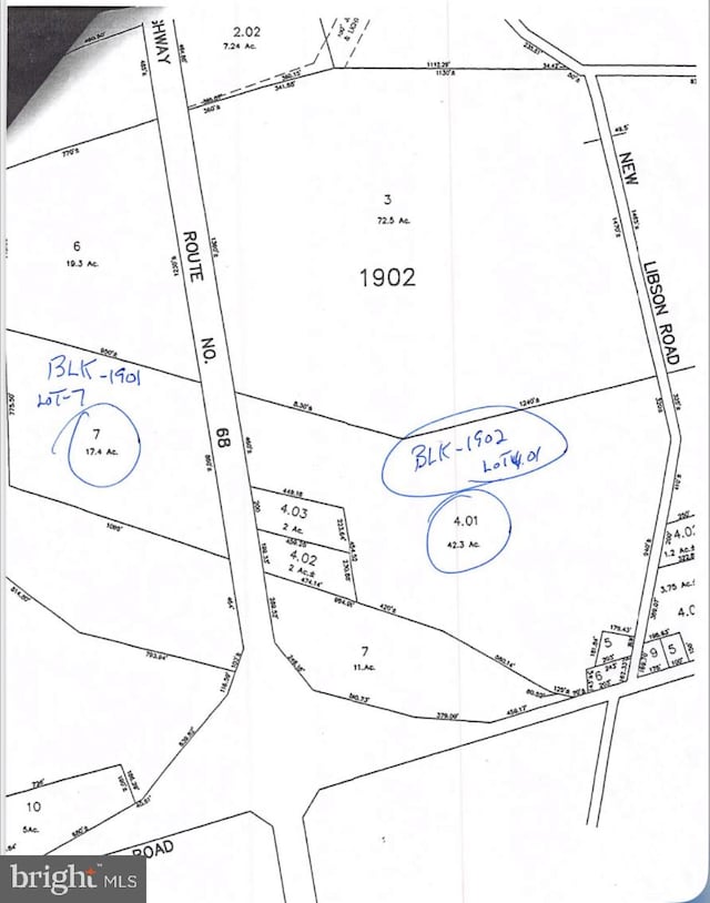 130 Rte 68, Jobstown NJ, 08041 land for sale