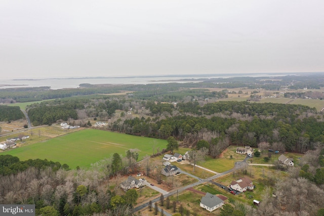 view of aerial view