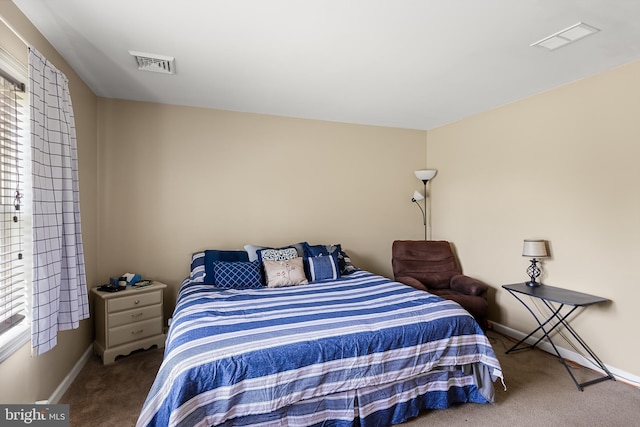 bedroom featuring carpet floors