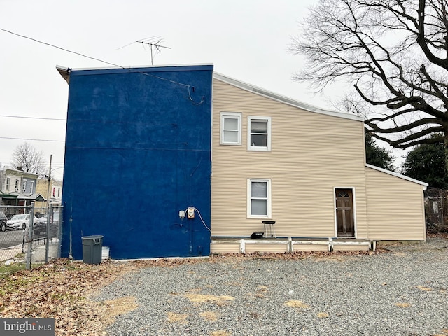 view of rear view of house