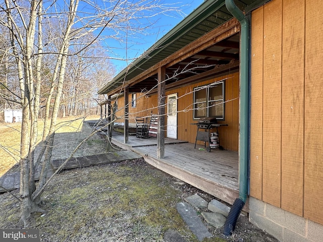 exterior space with grilling area