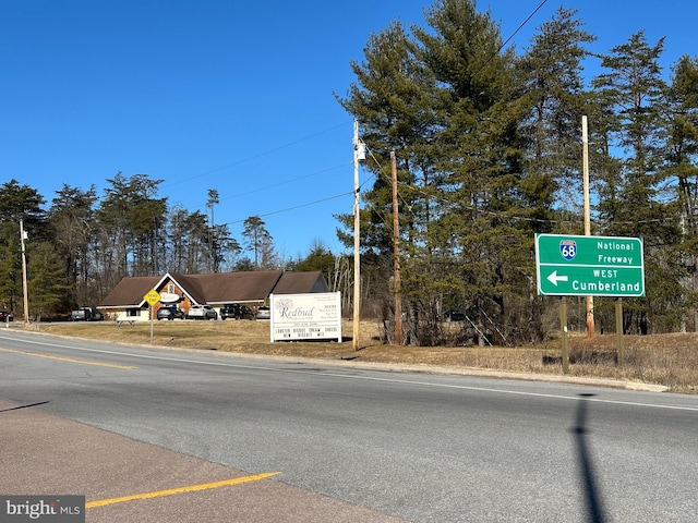 view of road