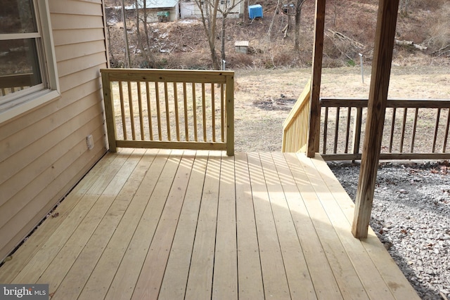 view of deck