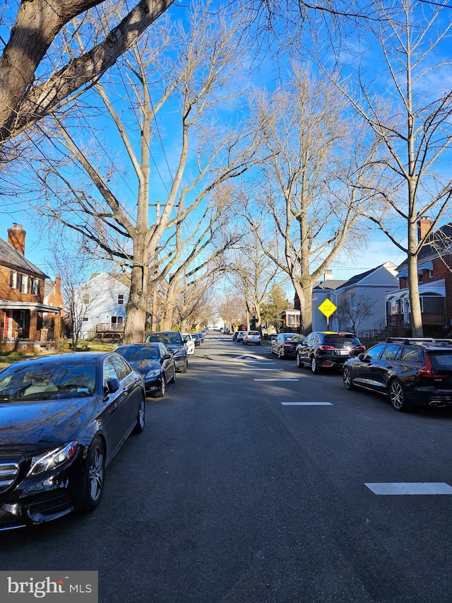 view of road