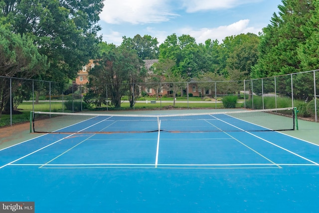 view of sport court